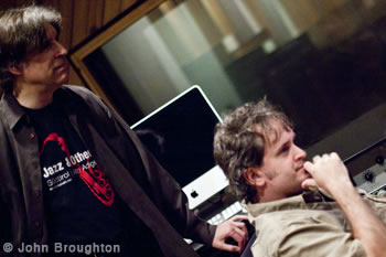 Howard Levy and Nick at Studiomedia